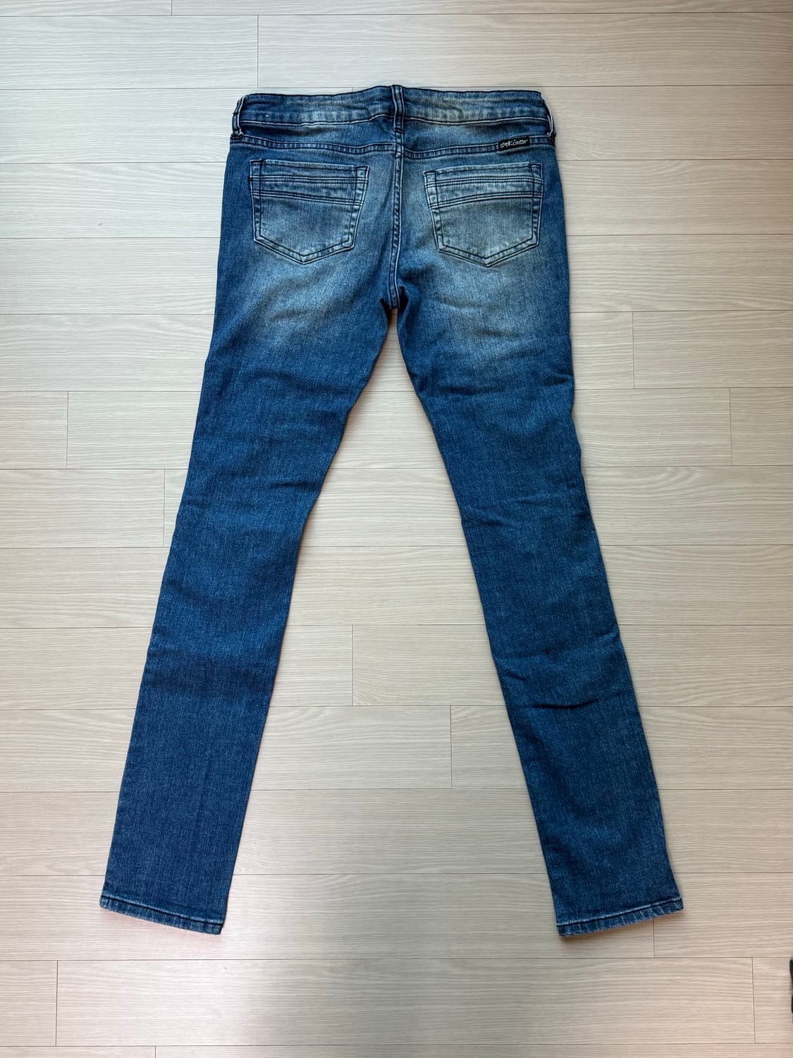 엔키스타 (Enkistar) 빈티지 워싱 스키니 데님 진 상품이미지2