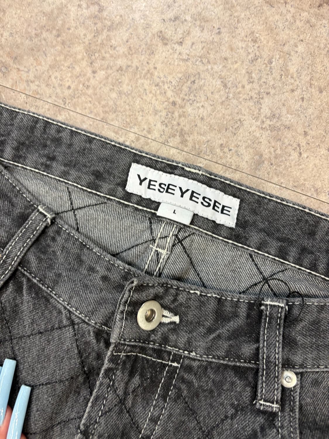 yeseyesee 흑청 데님 팬츠 #csz4468 상품이미지4