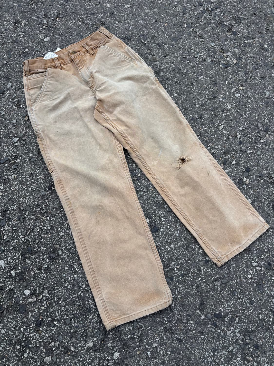 칼하트 하드페이드 싱글니 팬츠 상품이미지1