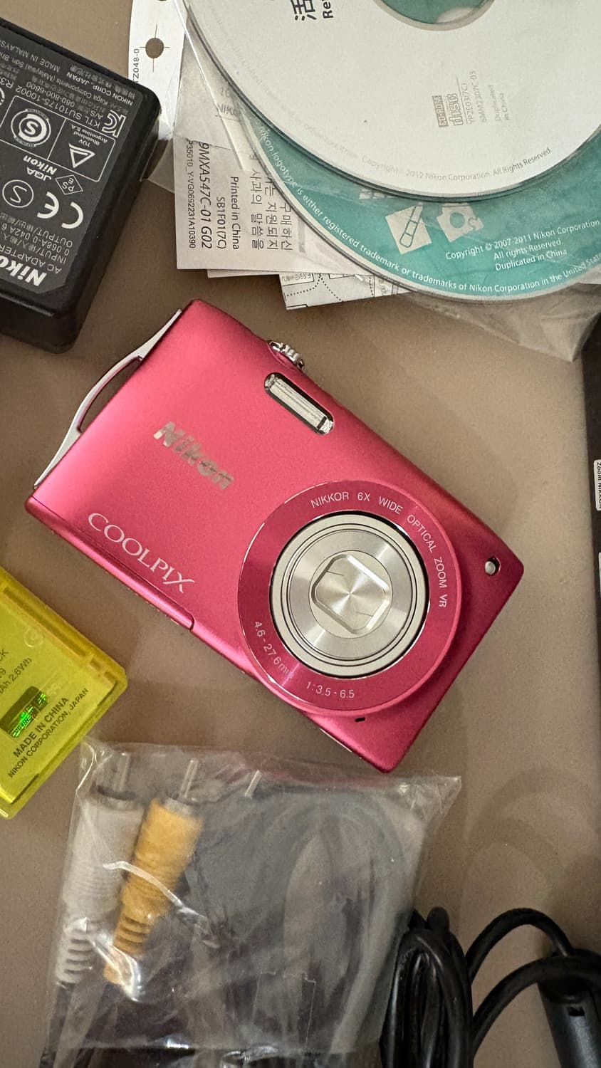 신품급) 니콘 쿨픽스 S3300 핑크 빈티지 디카  상품이미지3