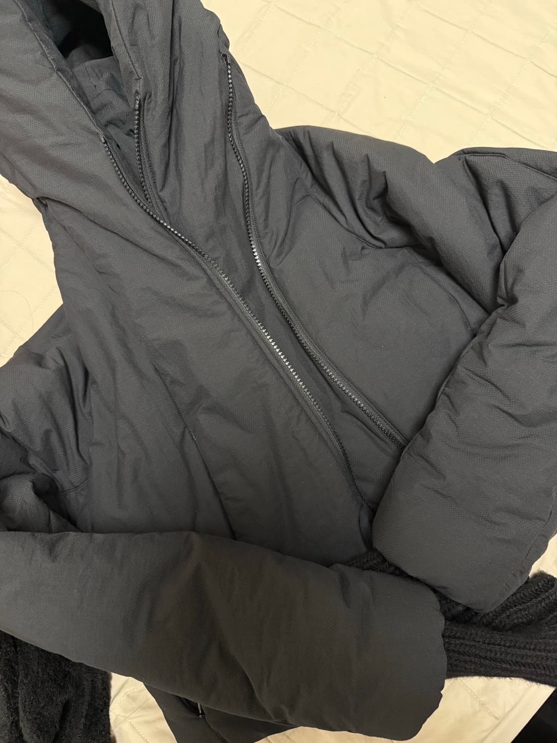 혜인서 크롭 패딩 블랙 상품이미지2