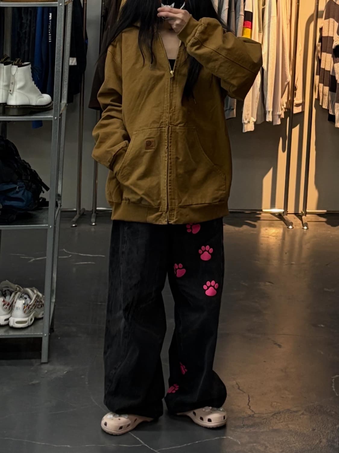 칼하트 브라운 액티브 재킷 A2405 상품이미지1