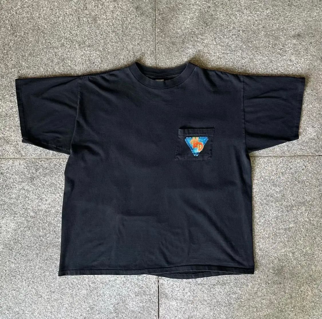 90s 할리데이비슨 포켓 티셔츠 XL 상품이미지2