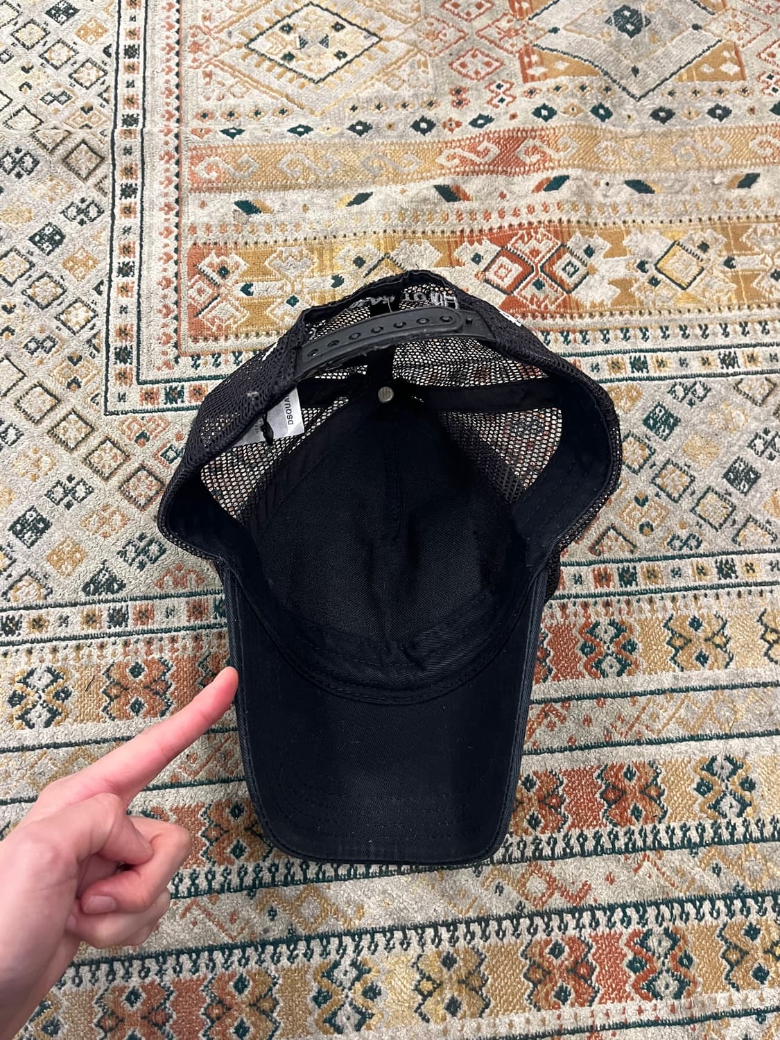 디스퀘어드2 트러커 볼캡 블랙 #csz3437 상품이미지7