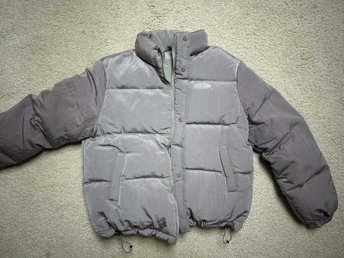 스컬프터 리버시블 숏패딩 mauve/silver size S 상품이미지1