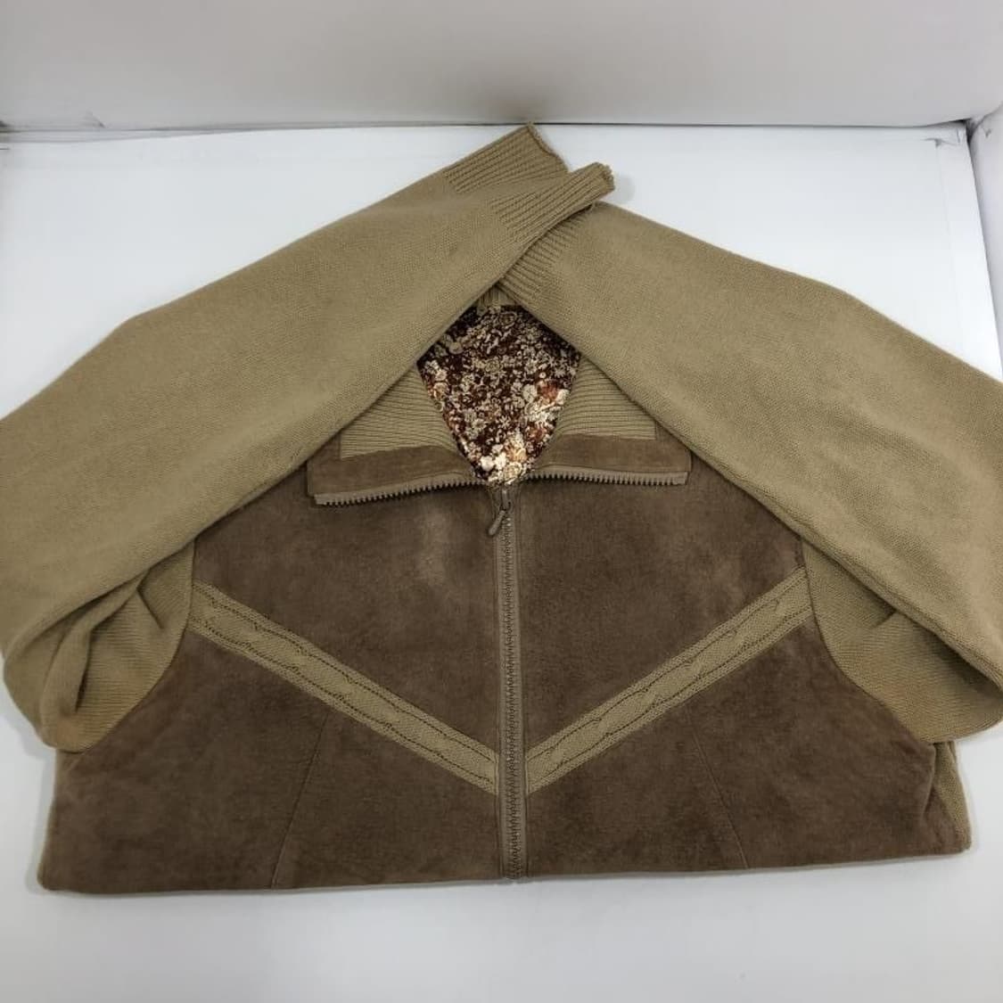 넘버나인 스웨이드 하이브리드 집업 자켓 상품이미지4