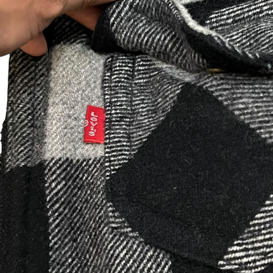  리바이스 체크 쉐르파 자켓 y14140 상품이미지5