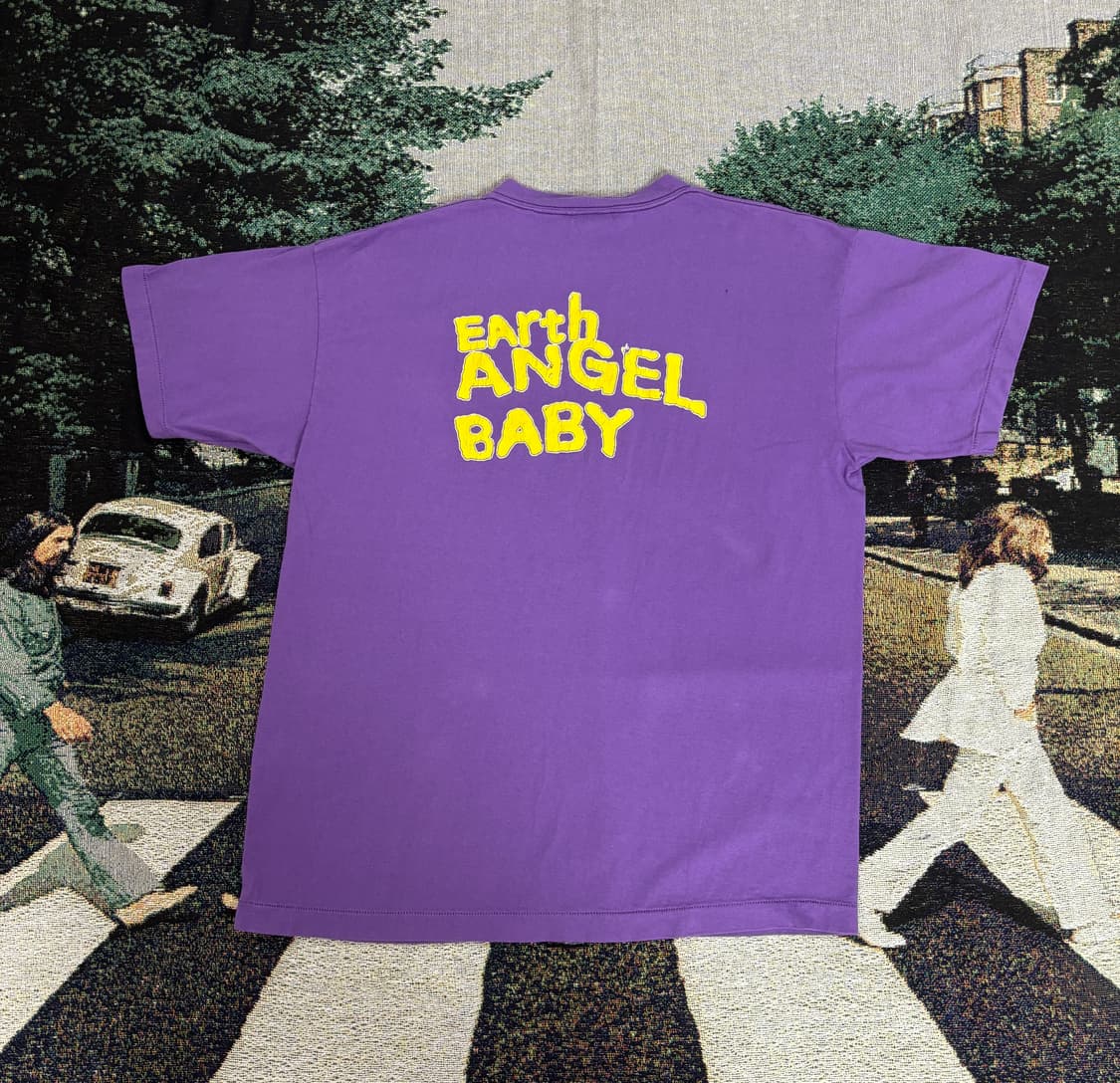 세인트 미카엘 유니버셜 숏슬리브 티셔츠 퍼플 - 24SS 상품이미지5