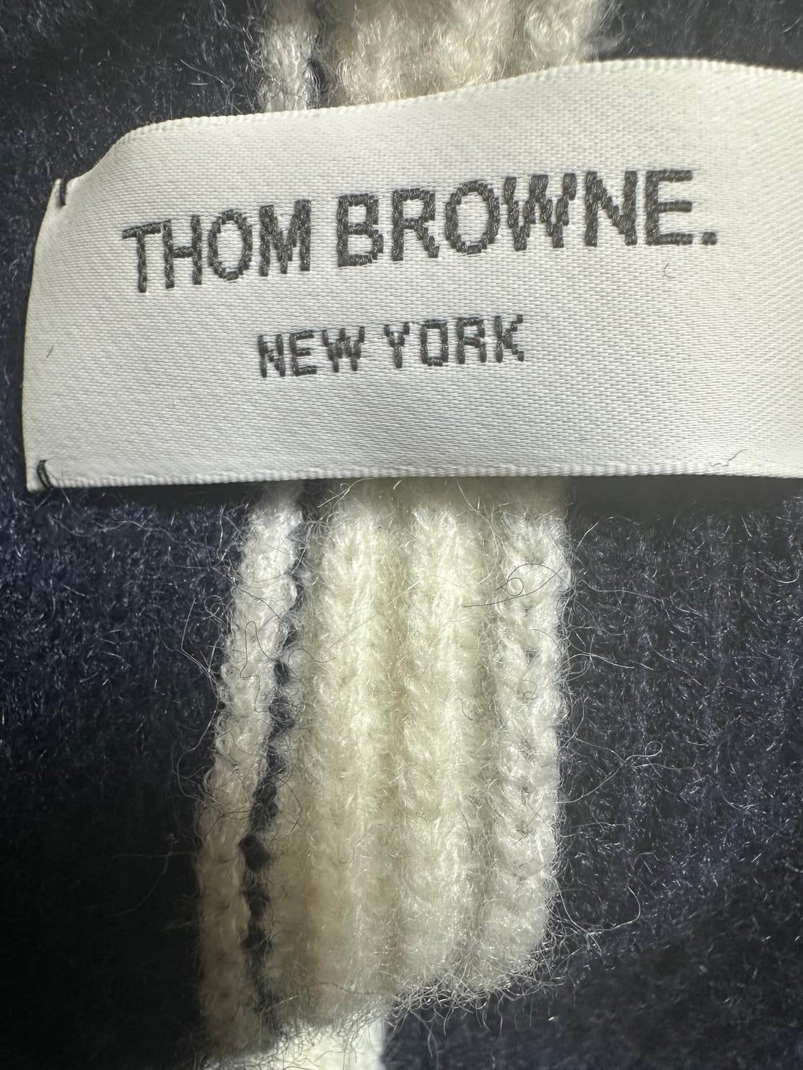 Thom Browne 네이비 후드 울가디건정품 상품이미지7