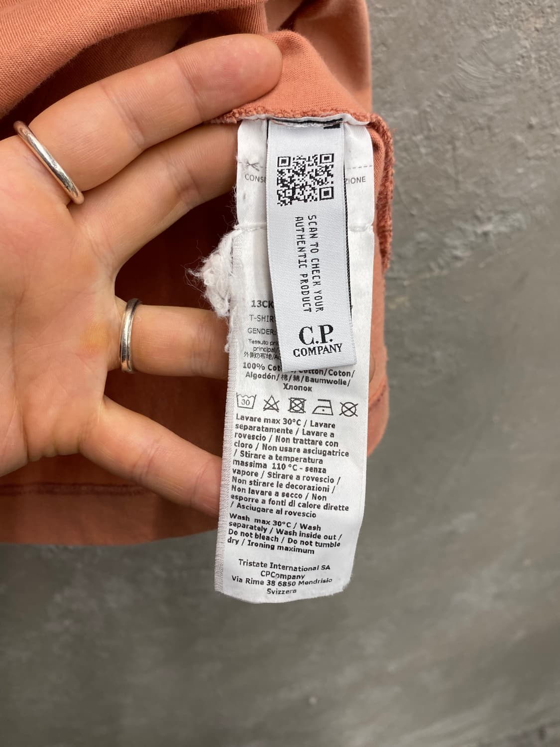 [M] C.P Company 씨피 컴퍼니 고글 프린팅 반팔 티셔츠 상품이미지9