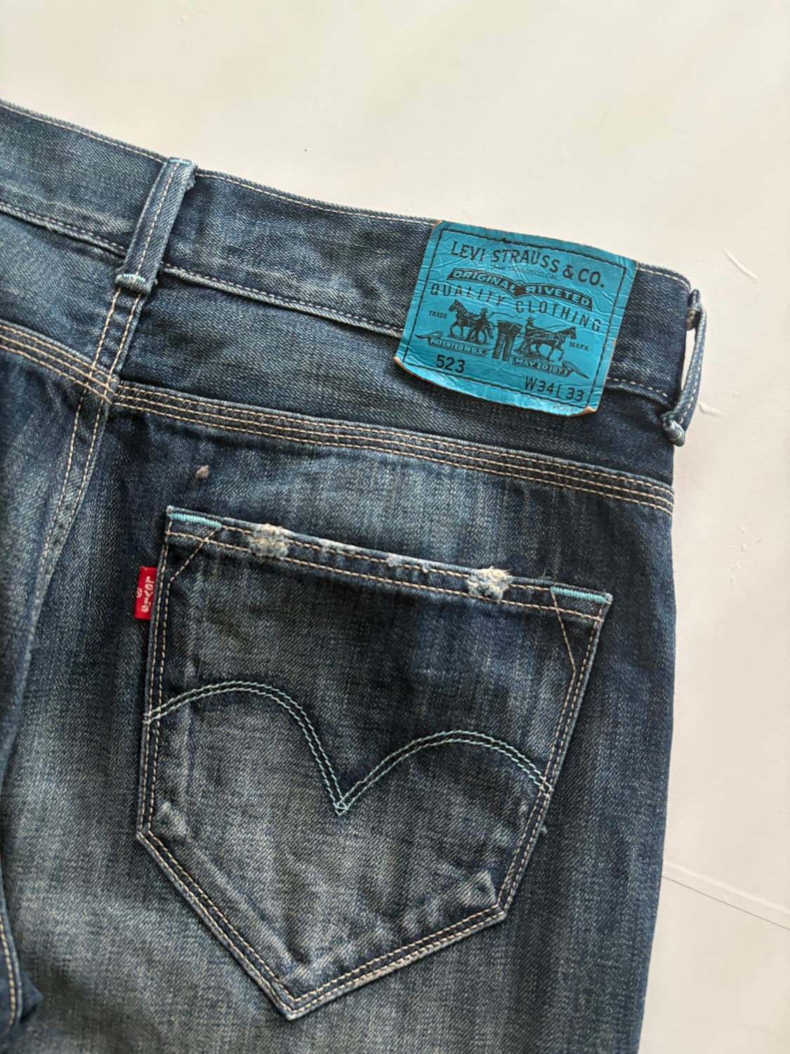 Levis 리바이스 523 데미지 워싱 진 상품이미지5