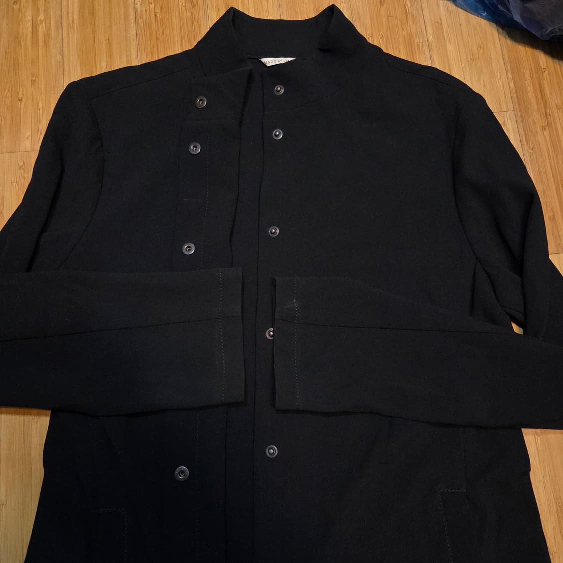 JPN 막스마라 캐주얼 i BLUES 헨리넥 버튼 셔츠 (실M) 상품이미지3