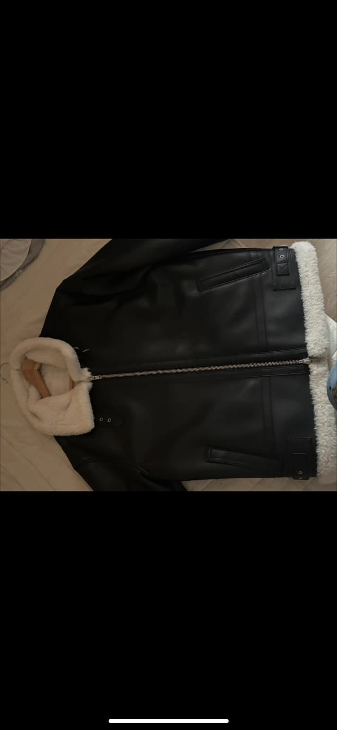 도프제이슨 솔리드 무톤 자켓 블랙 L 상품이미지2