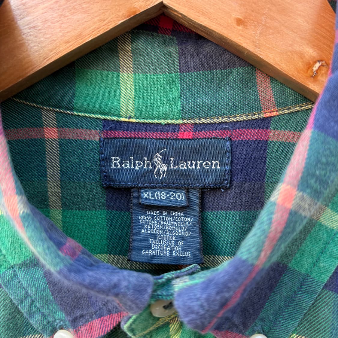 Polo 폴로 체크 셔츠 상품이미지3