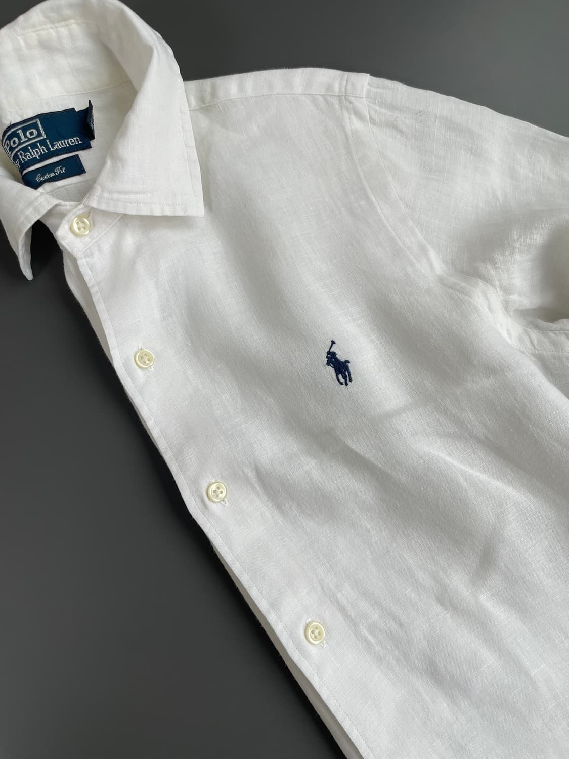 [S] 폴로 랄프로렌 여성 린넨 셔츠 커스텀 핏 상품이미지3