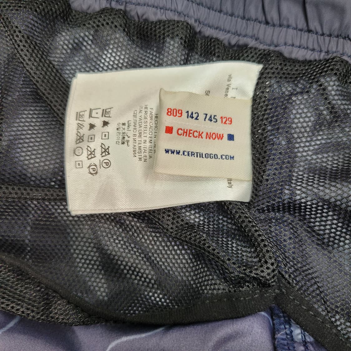 MONCLER 몽클레어 뒷로고 스윔 팬츠 숏 수영 반바지 M 사이즈 상품이미지8