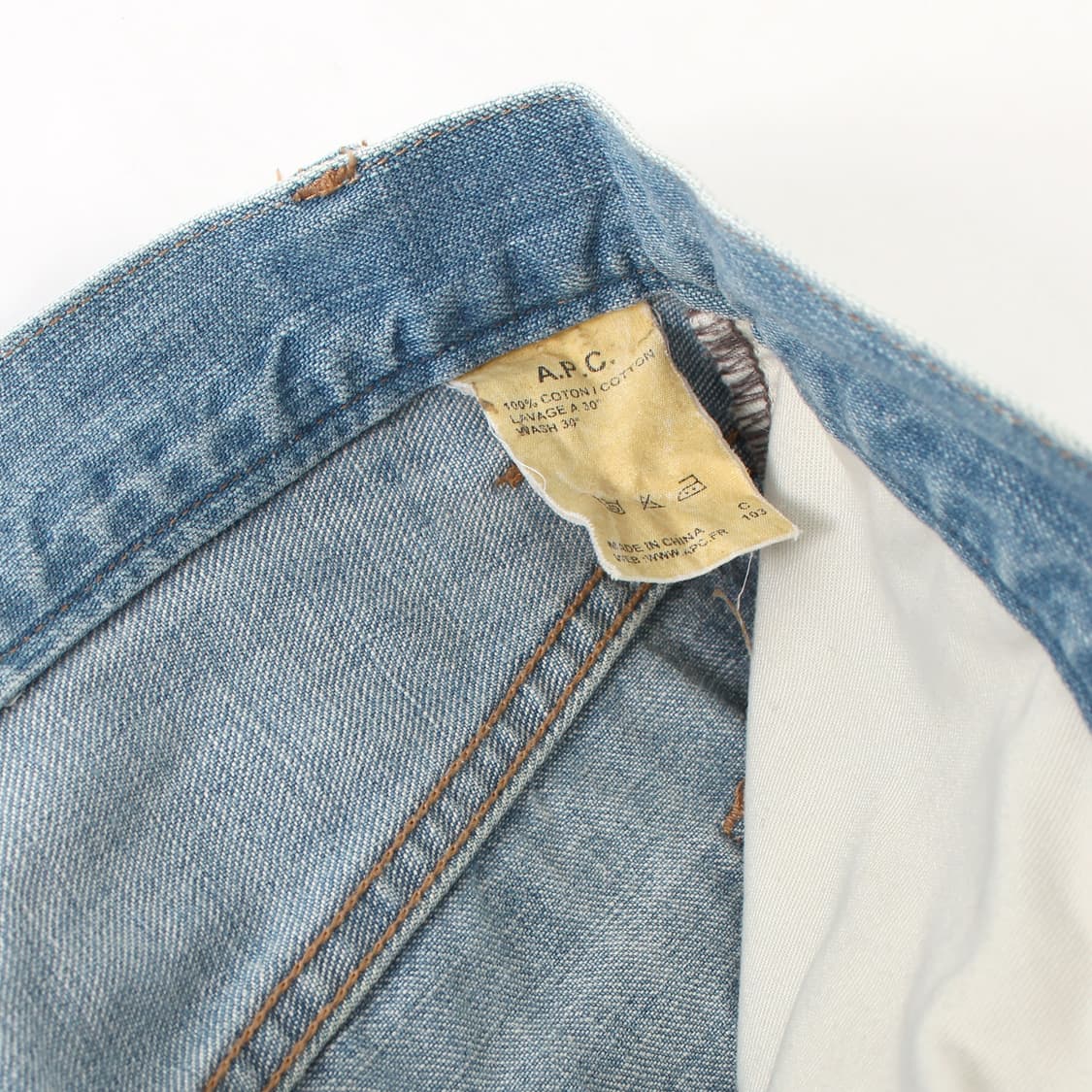아페쎄 A.P.C Rue Madame 연청 데님 청바지 팬츠 상품이미지7