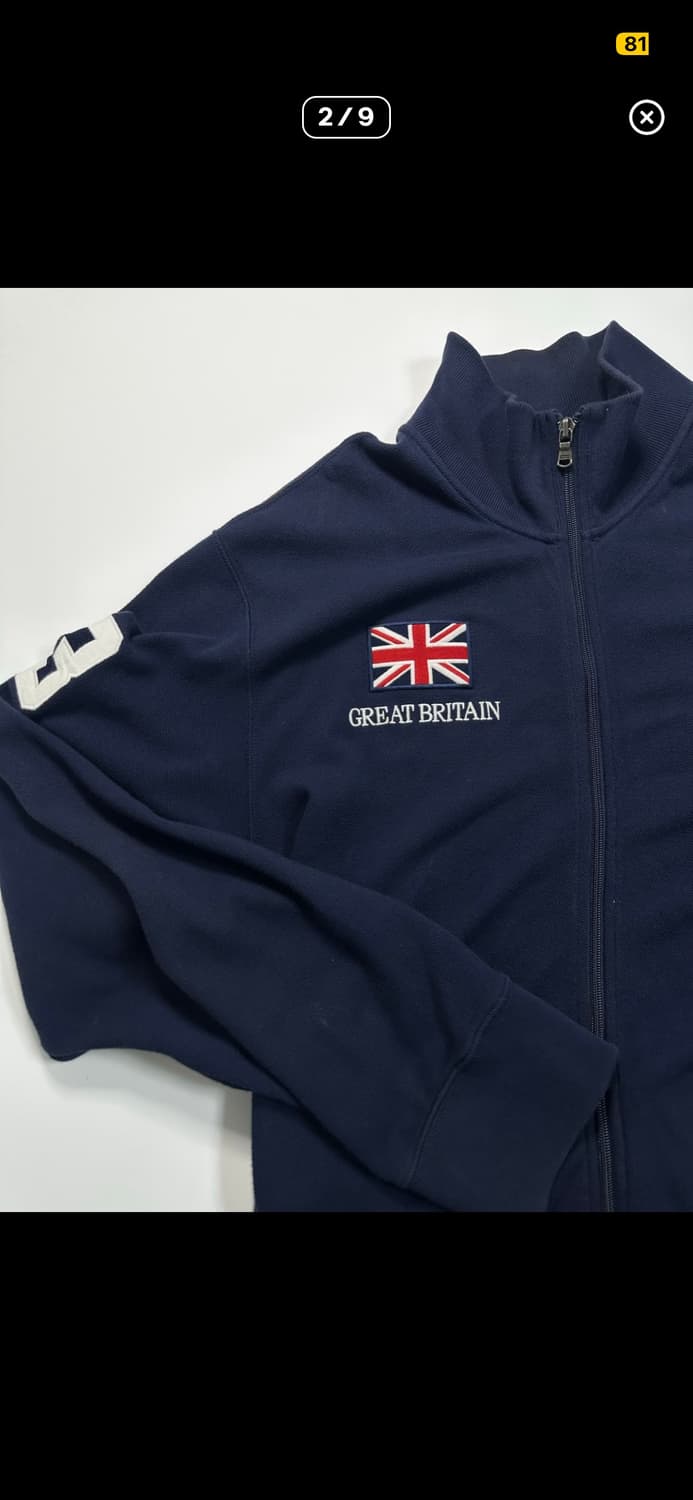 폴로 빅포니 영국 네이비 집업 상품이미지2