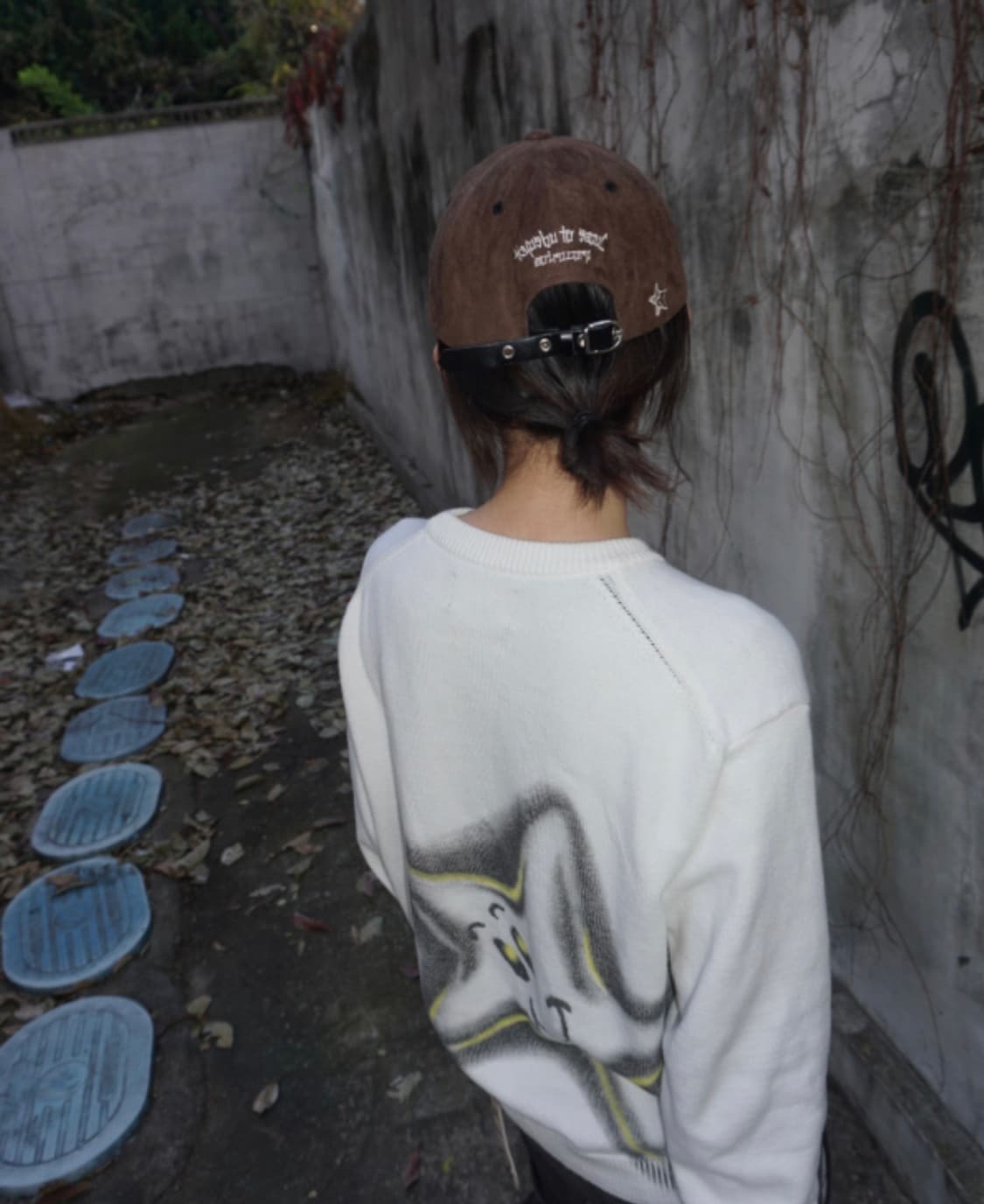 아오이로 Cloud Murder Faux Suede Leather Cap 상품이미지5