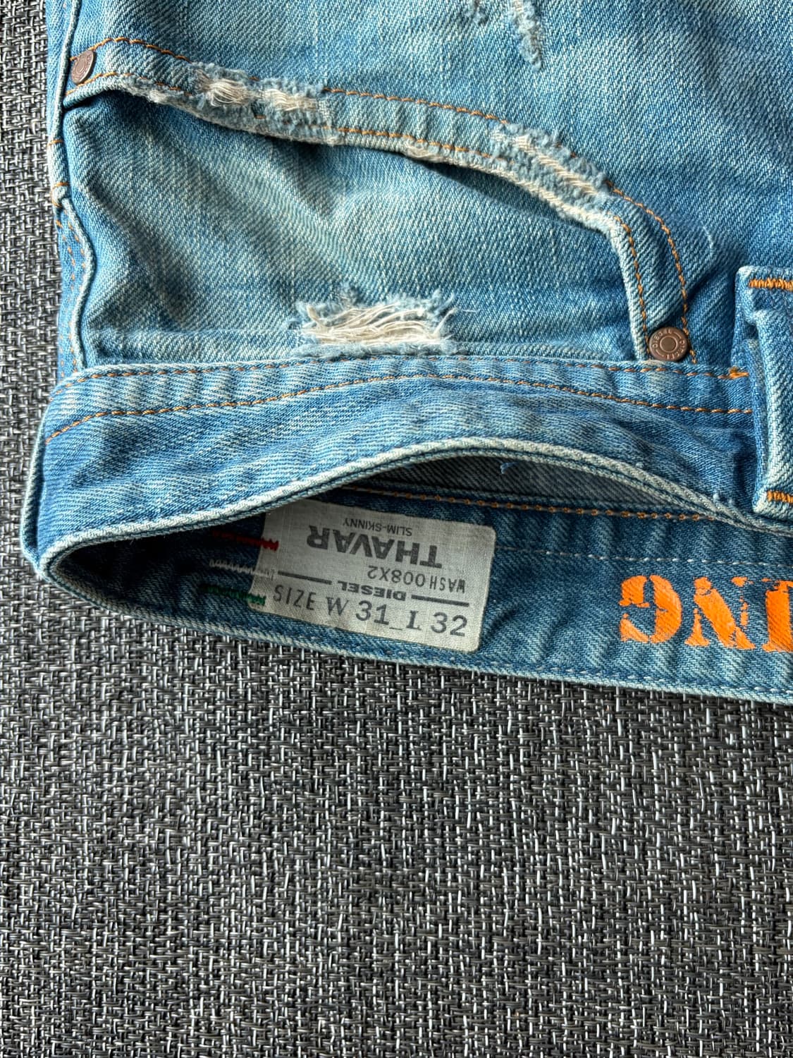 [Diesel THAVAR W31 L32] 상품이미지5