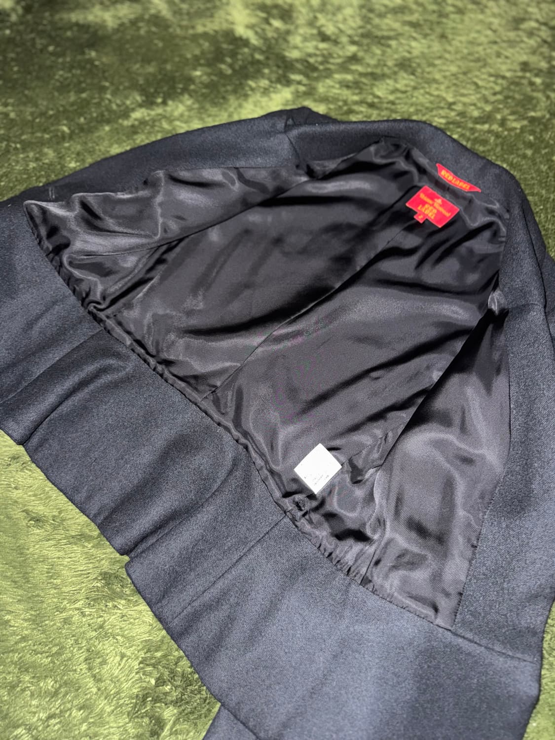 [2] 비비안웨스트우드 레드라벨 러브 라펠 원버튼 자켓 블랙 상품이미지6