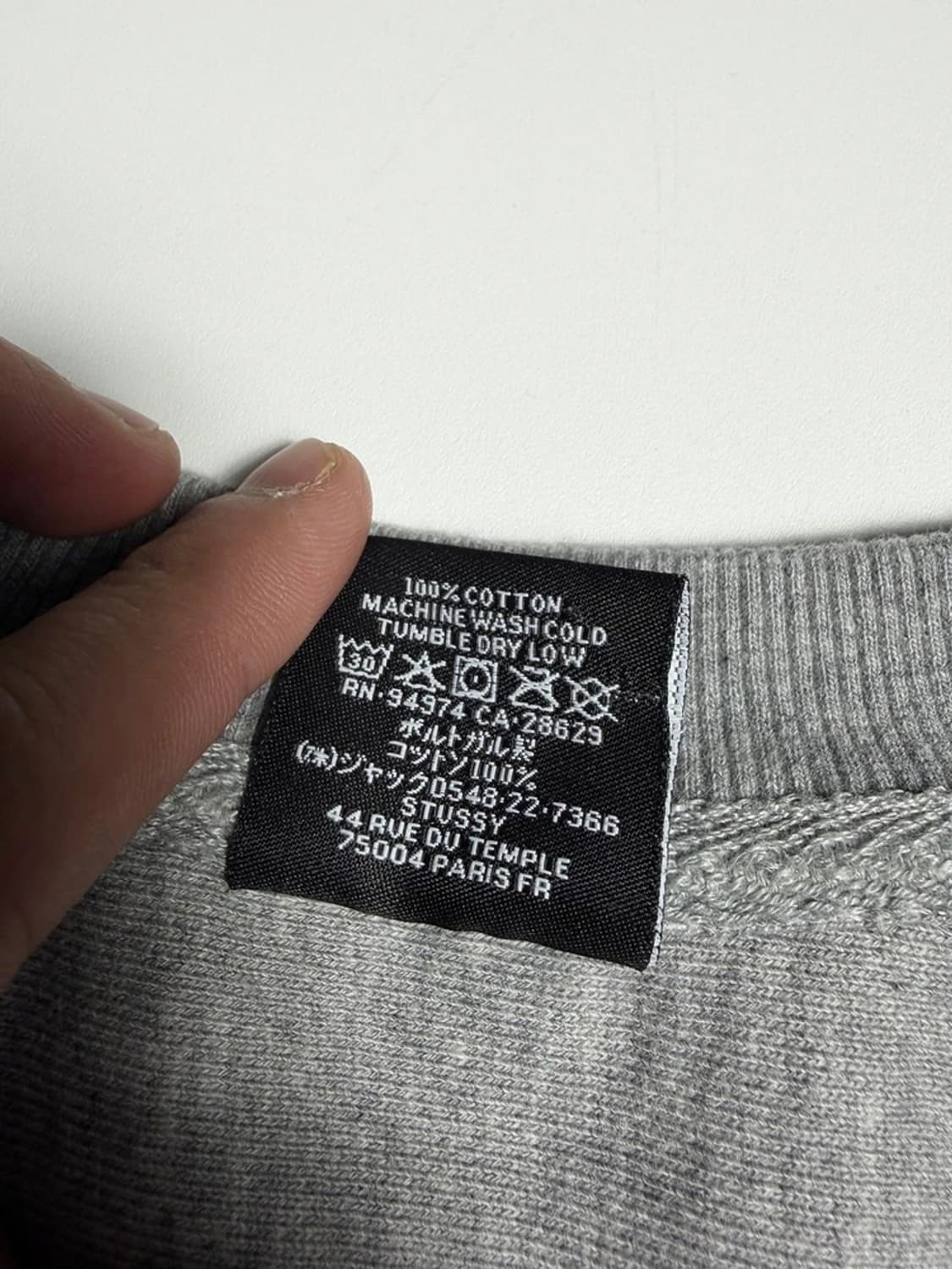스투시 STUSSY 터프 기어 코튼 맨투맨 R1302 상품이미지7
