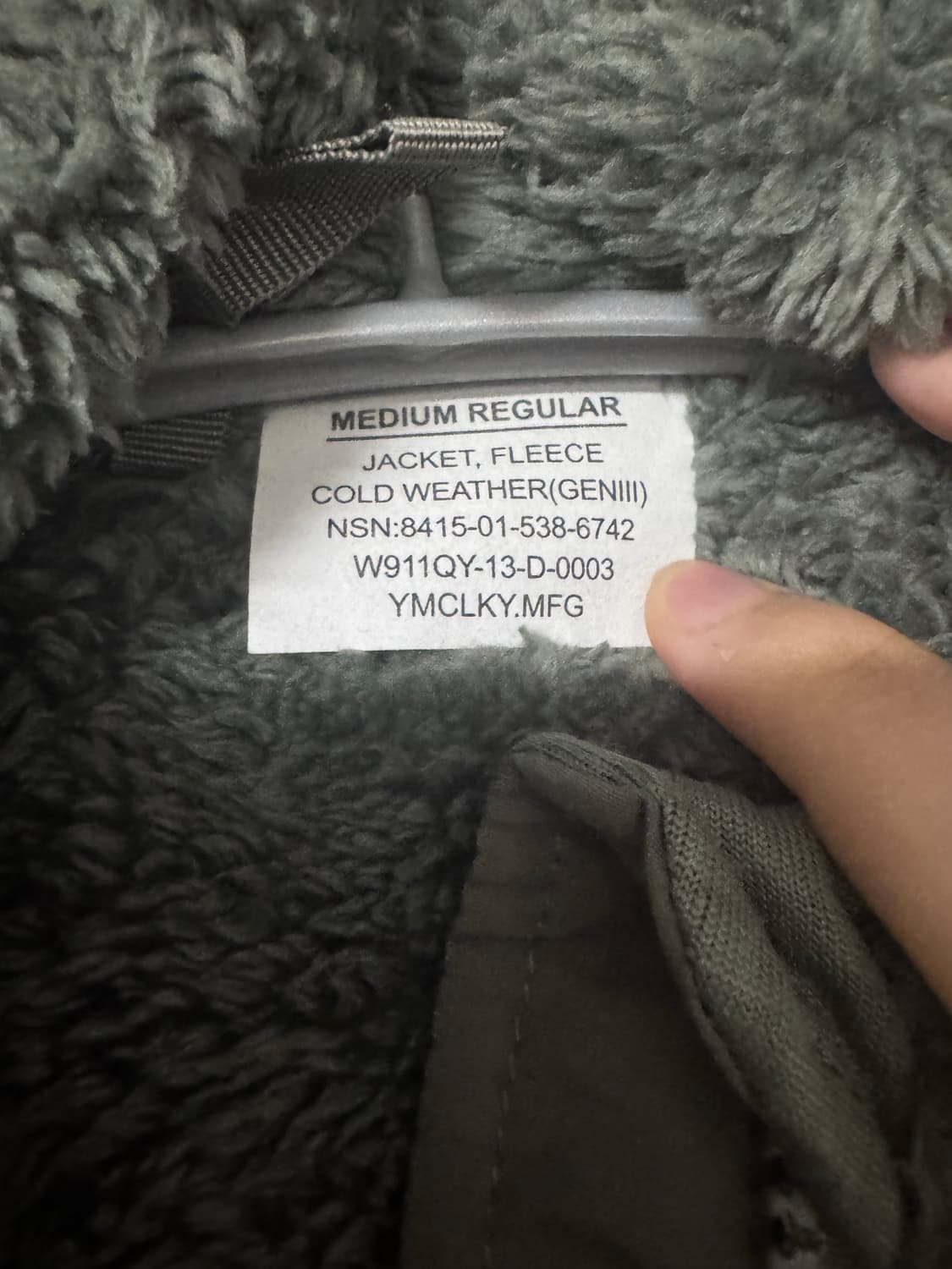 [105] YMCLKY 미군 ECWCS 플리스 foliage 상품이미지3