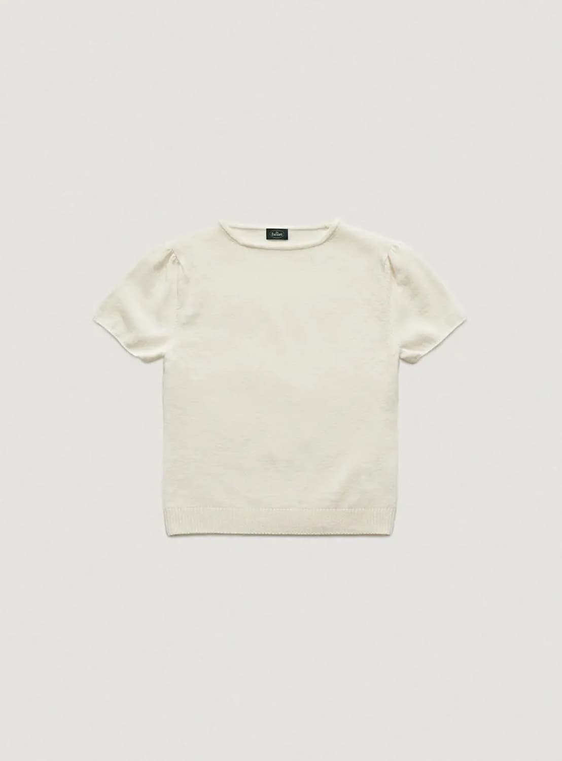 더바넷 반팔 니트 아이보리 anne knit 상품이미지1