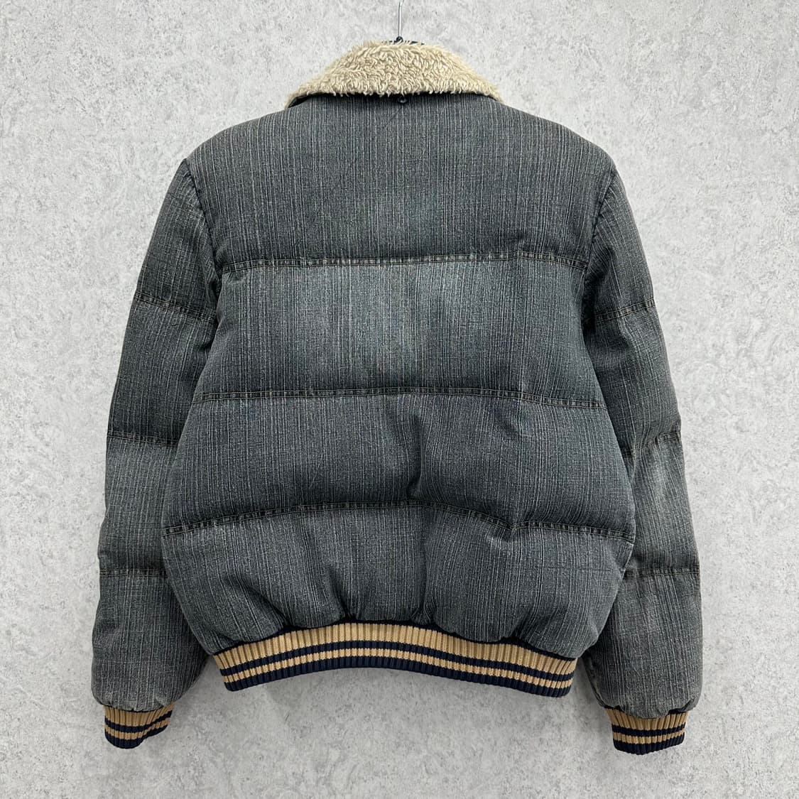 100 EDWIN 여자 y2k 데님 덕다운 패딩 상품이미지2