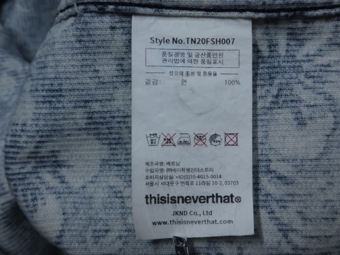 (M) 디스이즈네버댓 남성 Floral Corduroy Shirt 상품이미지9