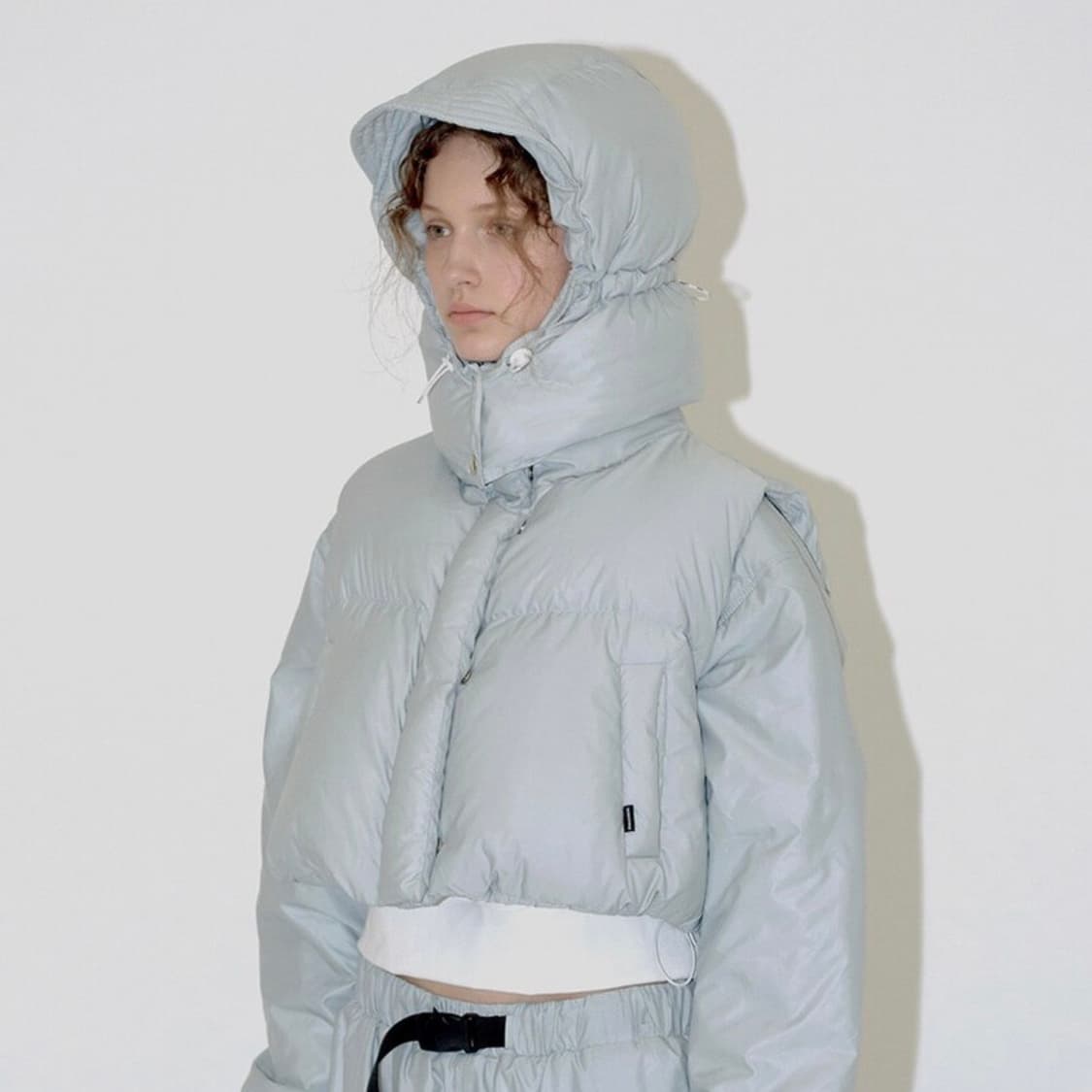 다이애그널 RDS 숏 패딩 베스트 + 바라클라바 상품이미지1