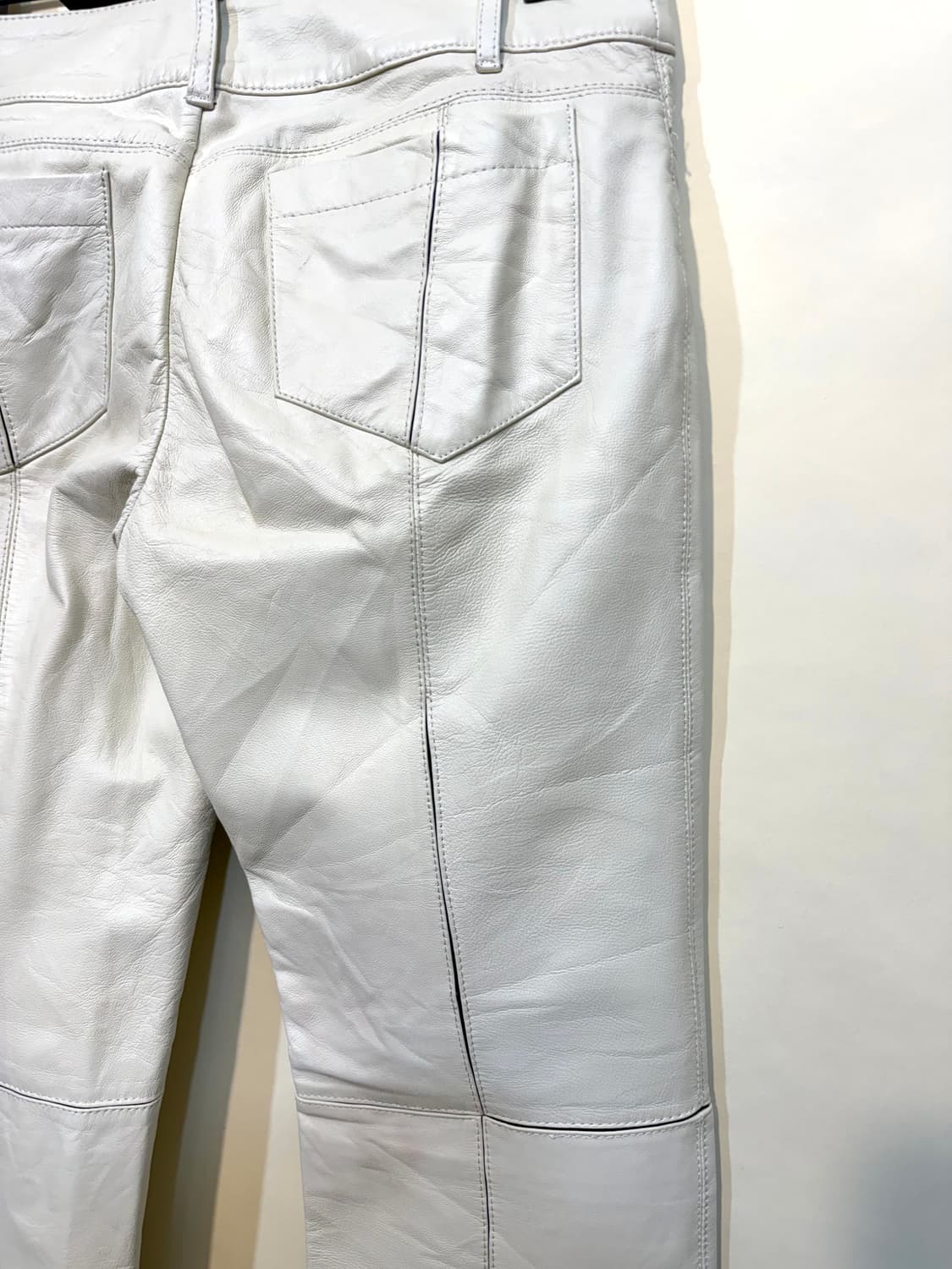 RITSUKO SHIRAHAMA 레더 팬츠 로우라이즈(28) 상품이미지6