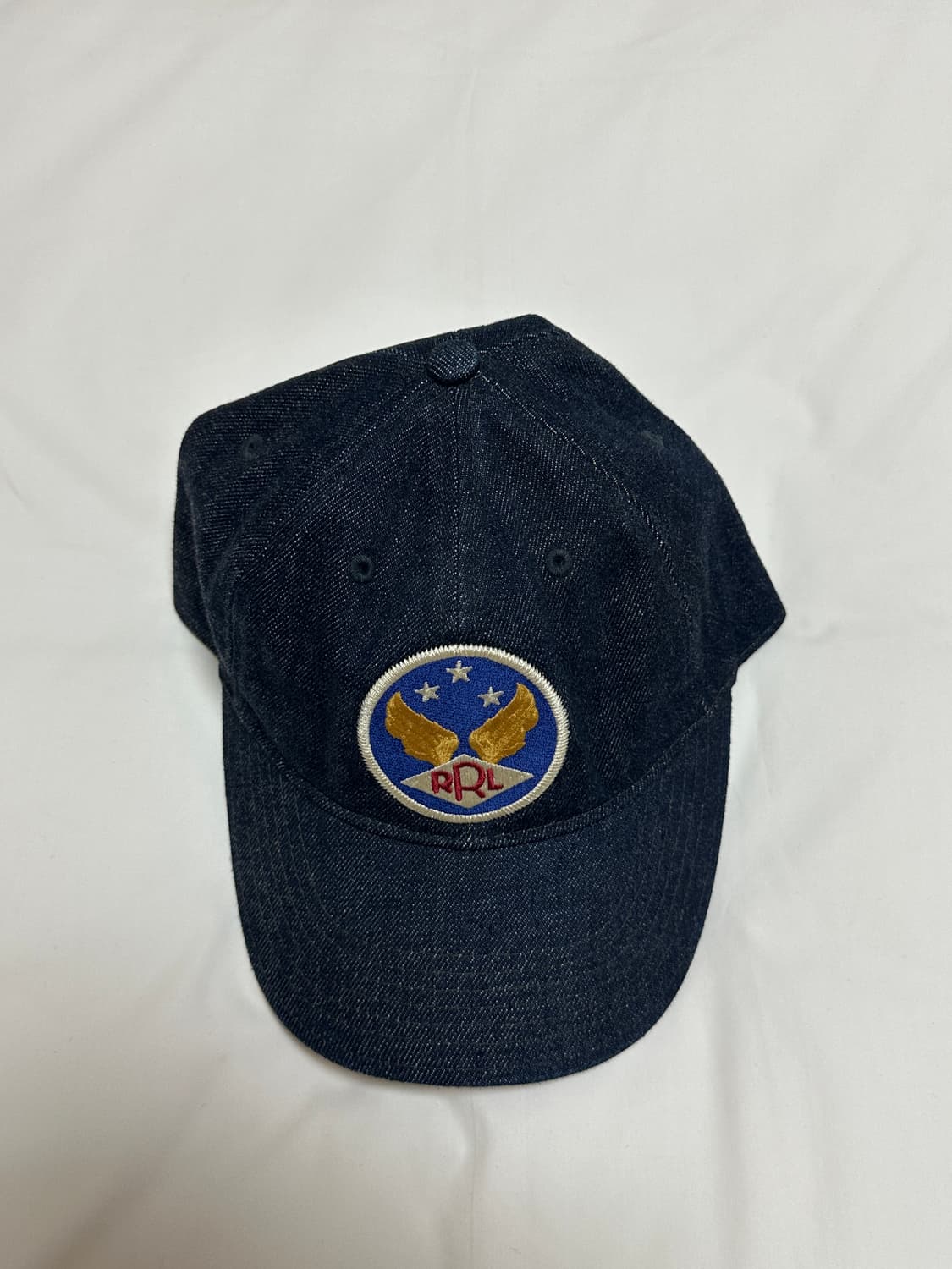 RRL 더블알엘 윙로고 인디고 데님 볼캡 상품이미지1