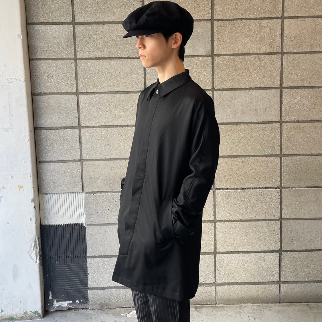 요지야마모토 y’s 스텐 칼라 코트 상품이미지1