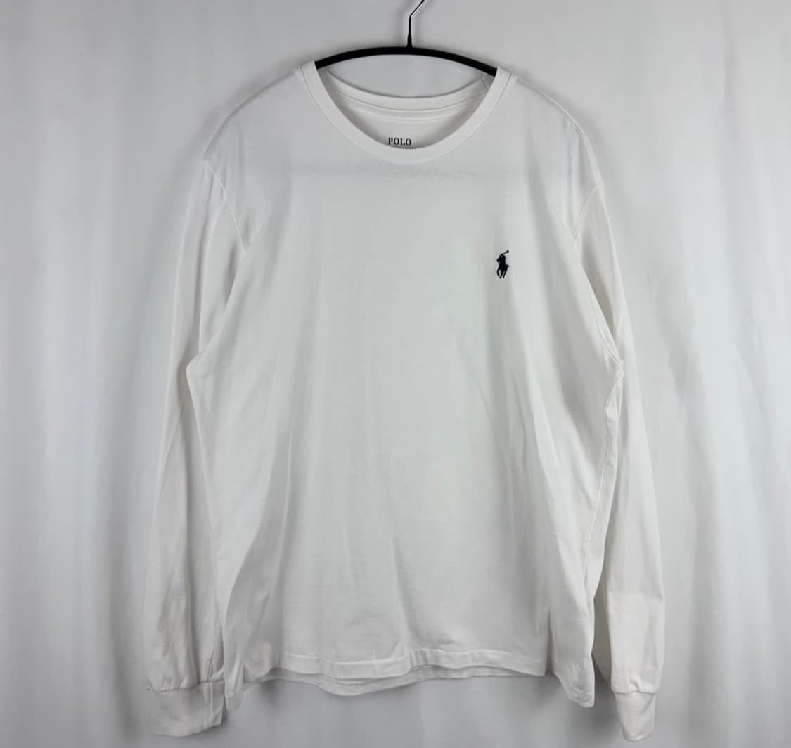 폴로 롱슬리브 화이트 상품이미지1