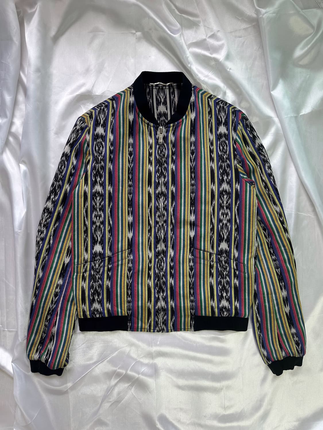 생로랑 18SS ikat 리버시블 테디 자켓 상품이미지4