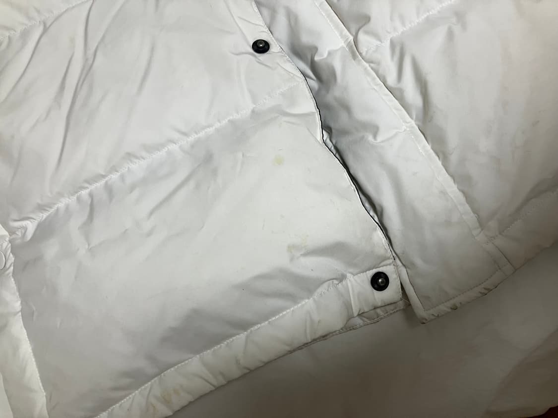 아디다스 삼선롱패딩 화이트 s 상품이미지4