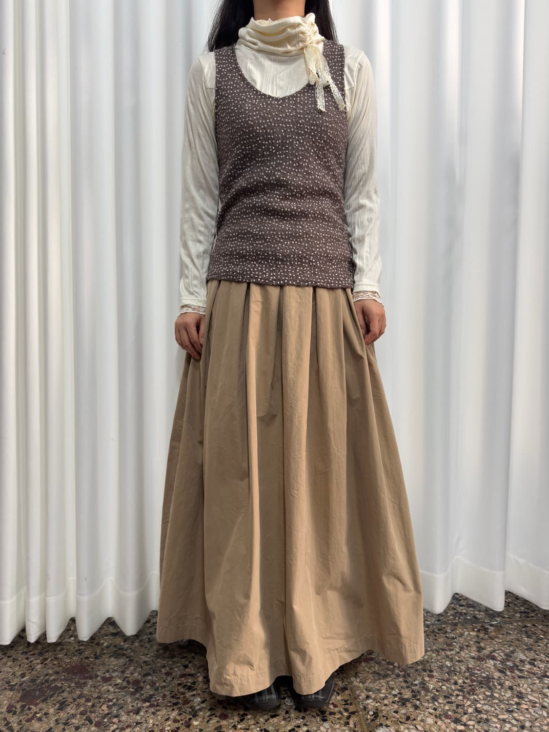 lace detail top 상품이미지4
