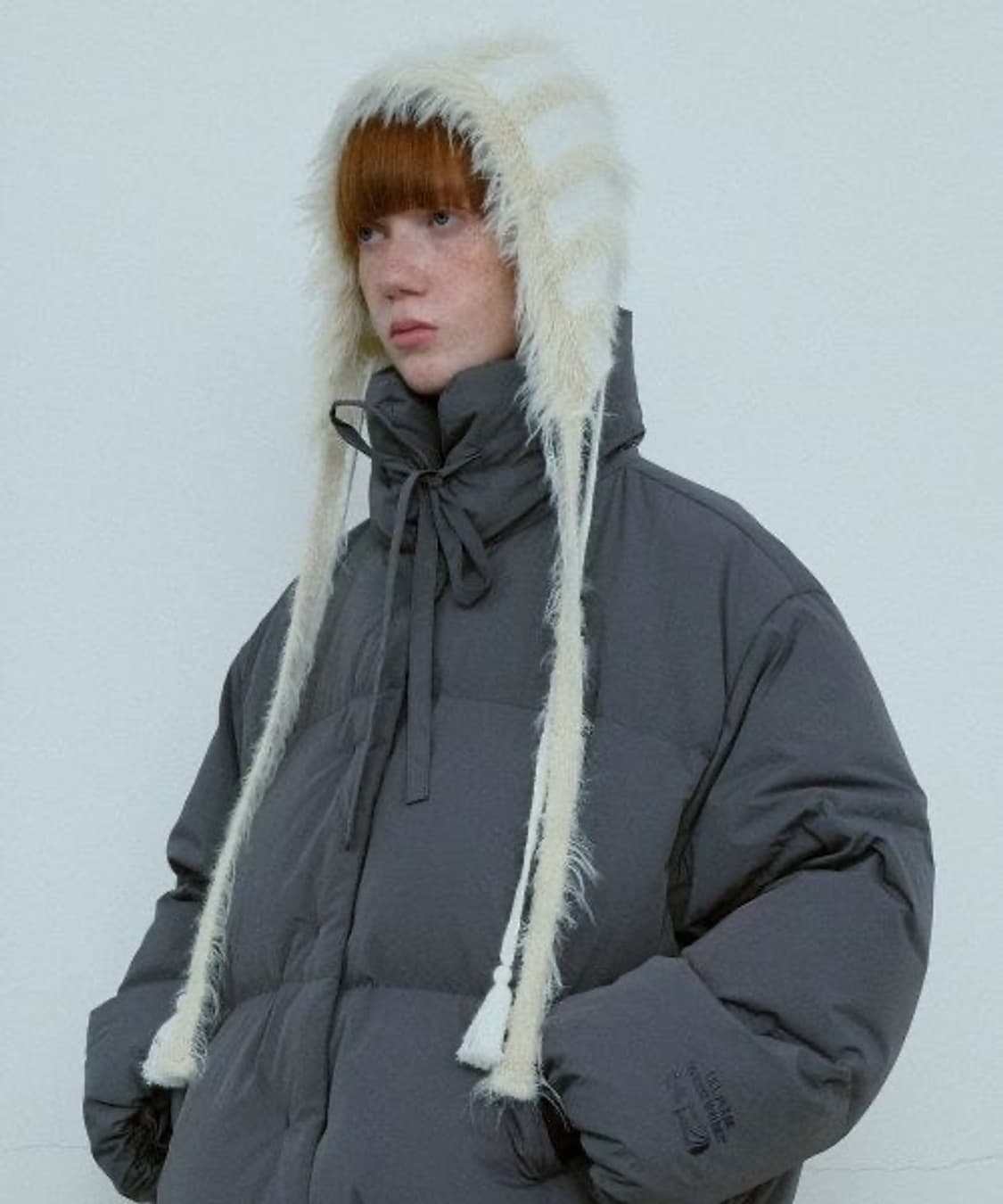 타입서비스 스트랩 퍼 바라클라바 비니 네이비 상품이미지1