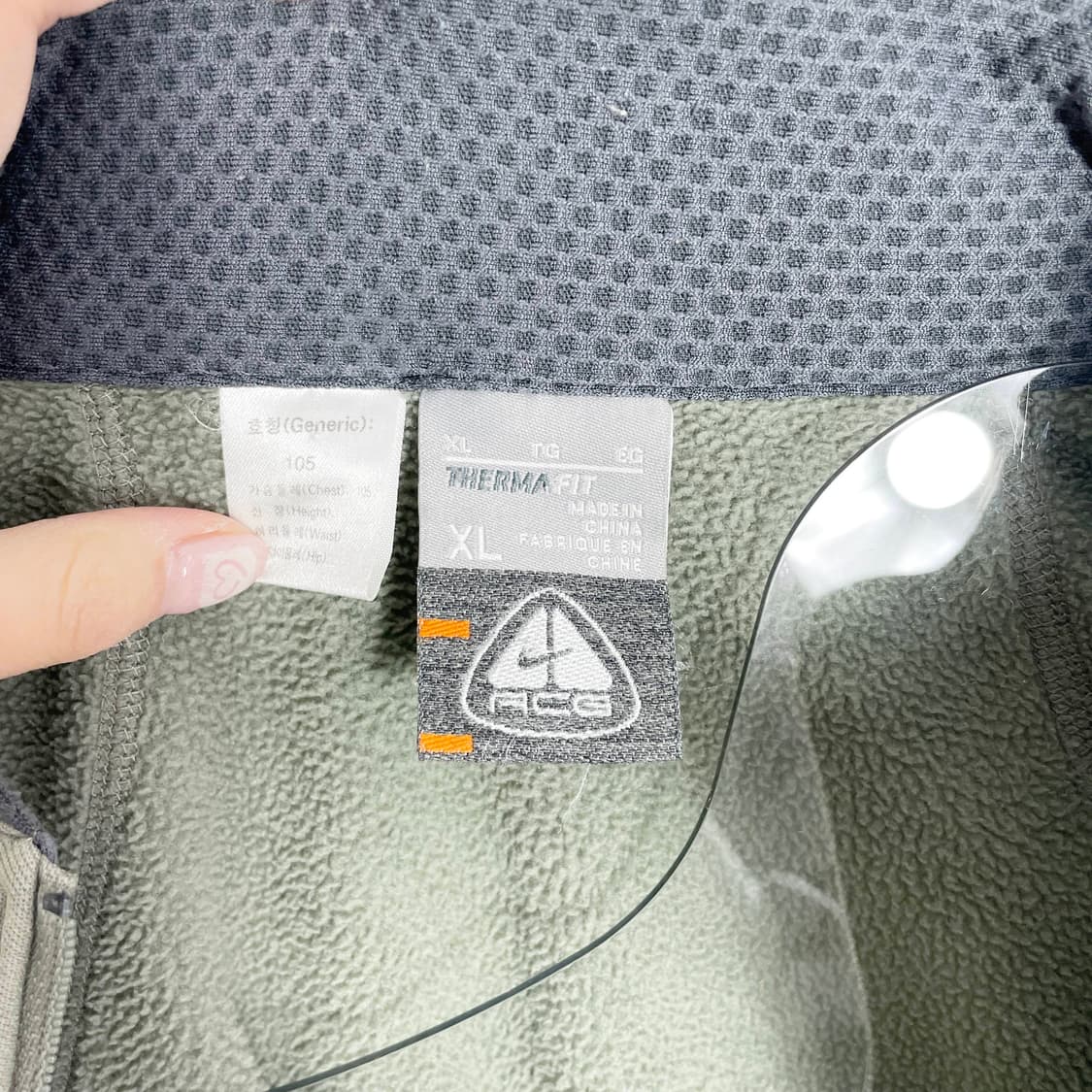 A1 나이키 ACG 플리스 하프 집업 105사이즈 상품이미지5