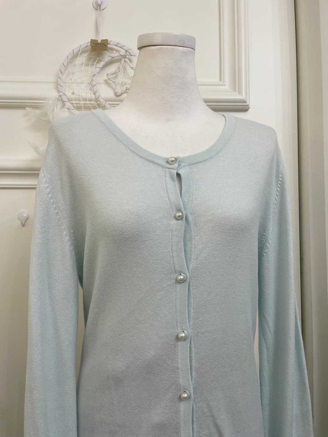 mint pearl point loose cardigan(size-L) 상품이미지6