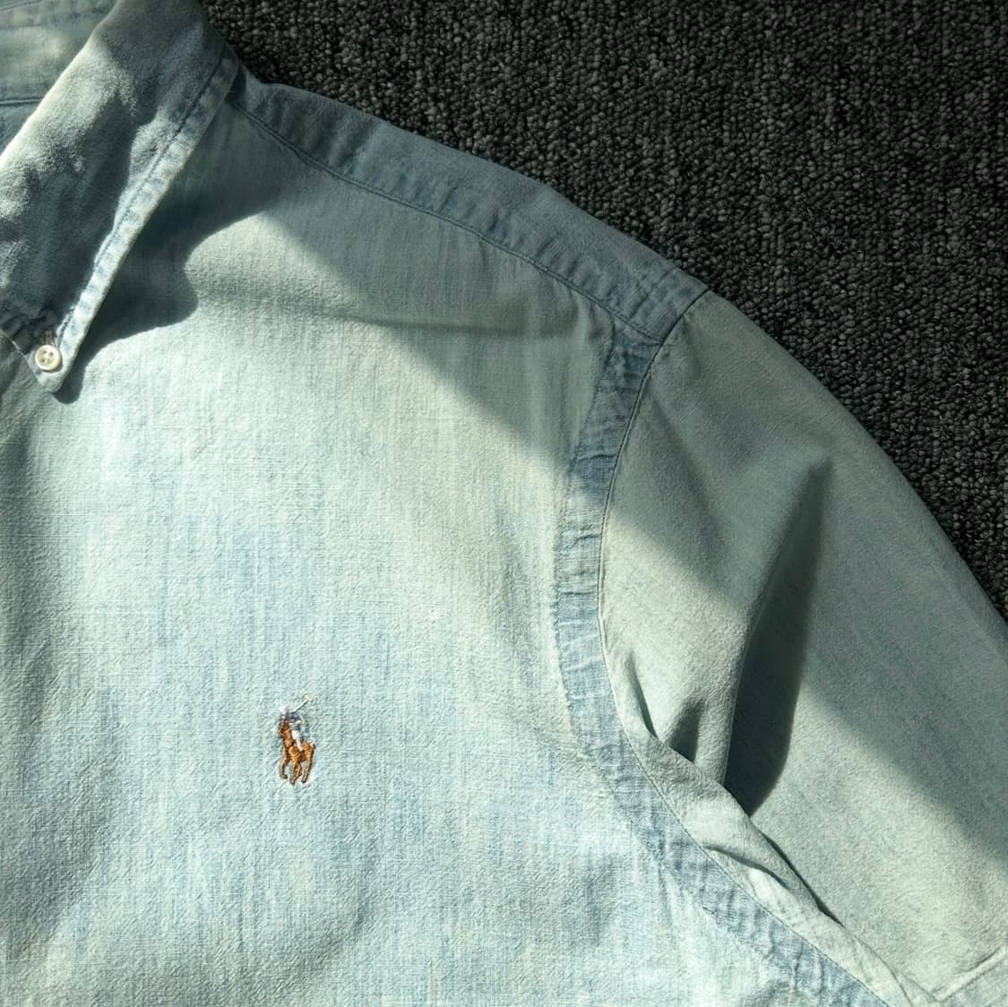 폴로 랄프로렌 데님 반팔 셔츠  상품이미지4