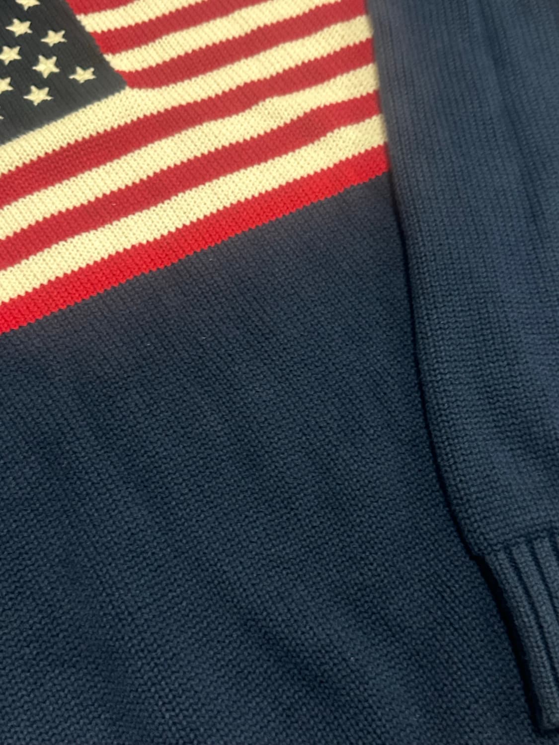 브랜디멜빌 성조기 니트 네이비 상품이미지3