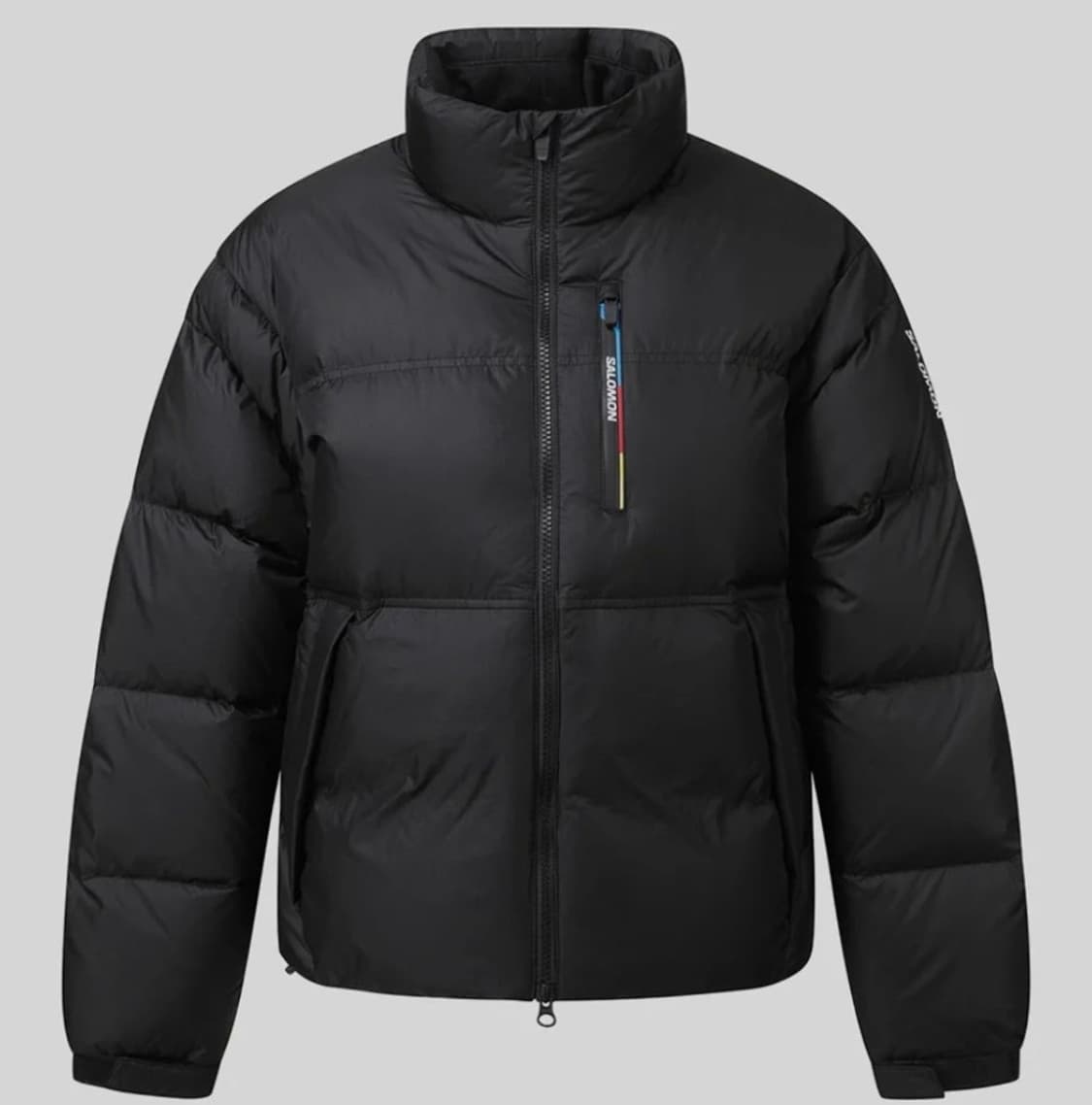 살로몬 컨투어 다운 자켓 w 블랙 L 상품이미지1