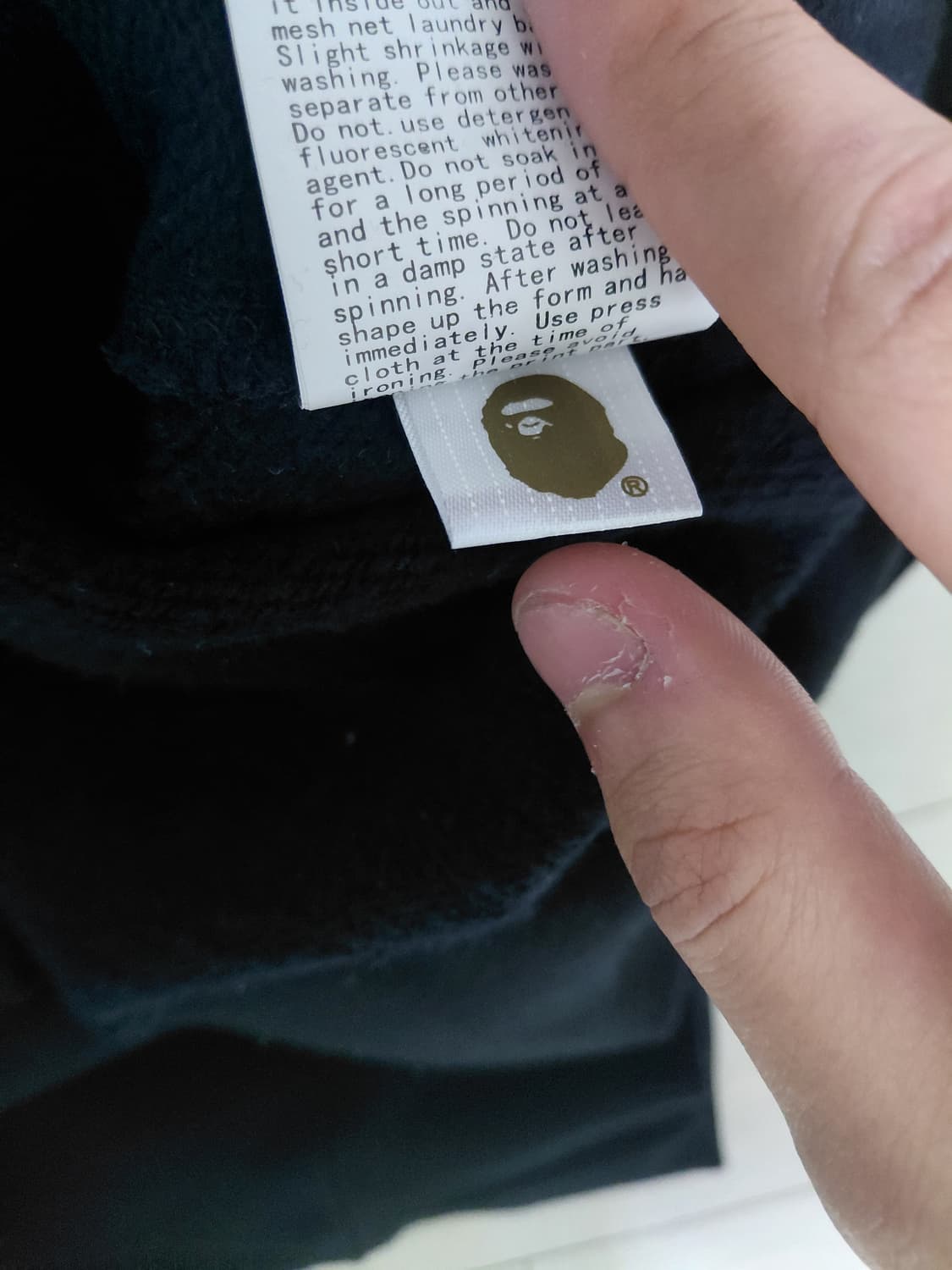 베이프 릴야티 래퍼 콜라보 후드티 xl 상품이미지6