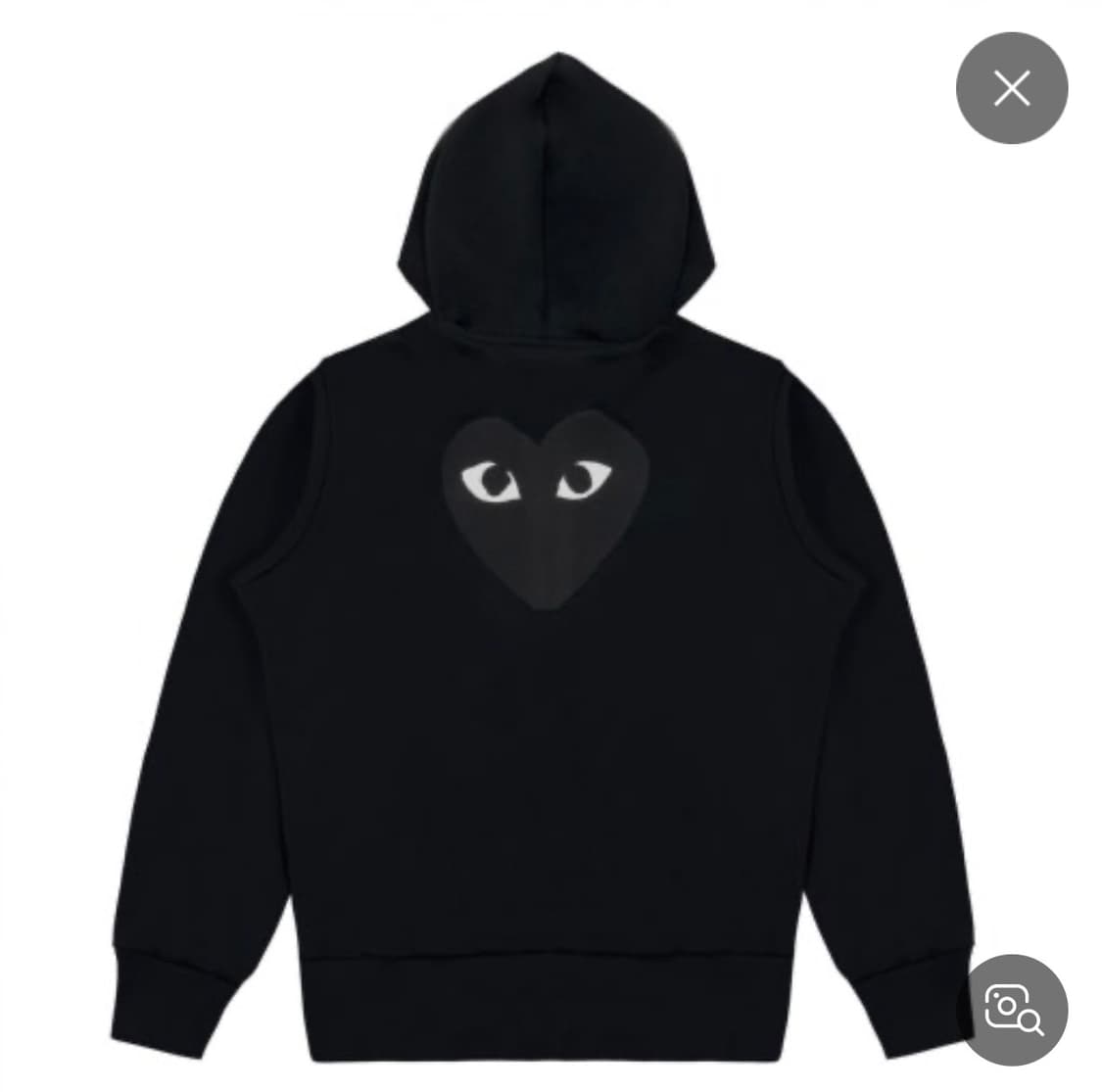 꼼데가르송 19ss 후드집업 블랙 (2XL) 상품이미지1