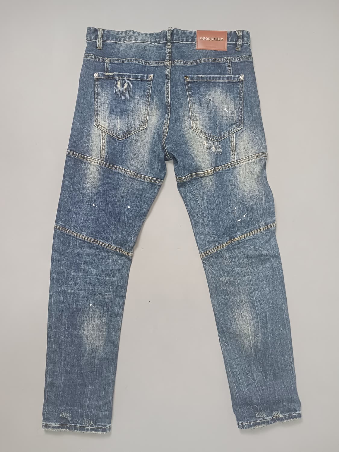 [34] 디스퀘어드2 스티치덧댐 타이디바이커진 청바지 상품이미지7