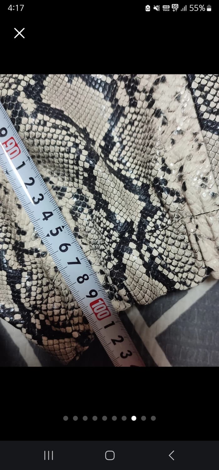 [ARCHIVE]EOTS 양가죽 램스킨 스네이크 조거팬츠 M 상품이미지6