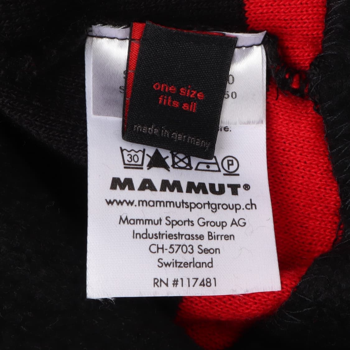 마무트 로고 울 비니 상품이미지6