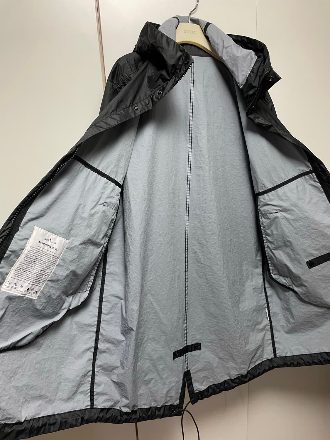 스톤아일랜드 멤브라나 3L tc바람막이 롱자켓  상품이미지3